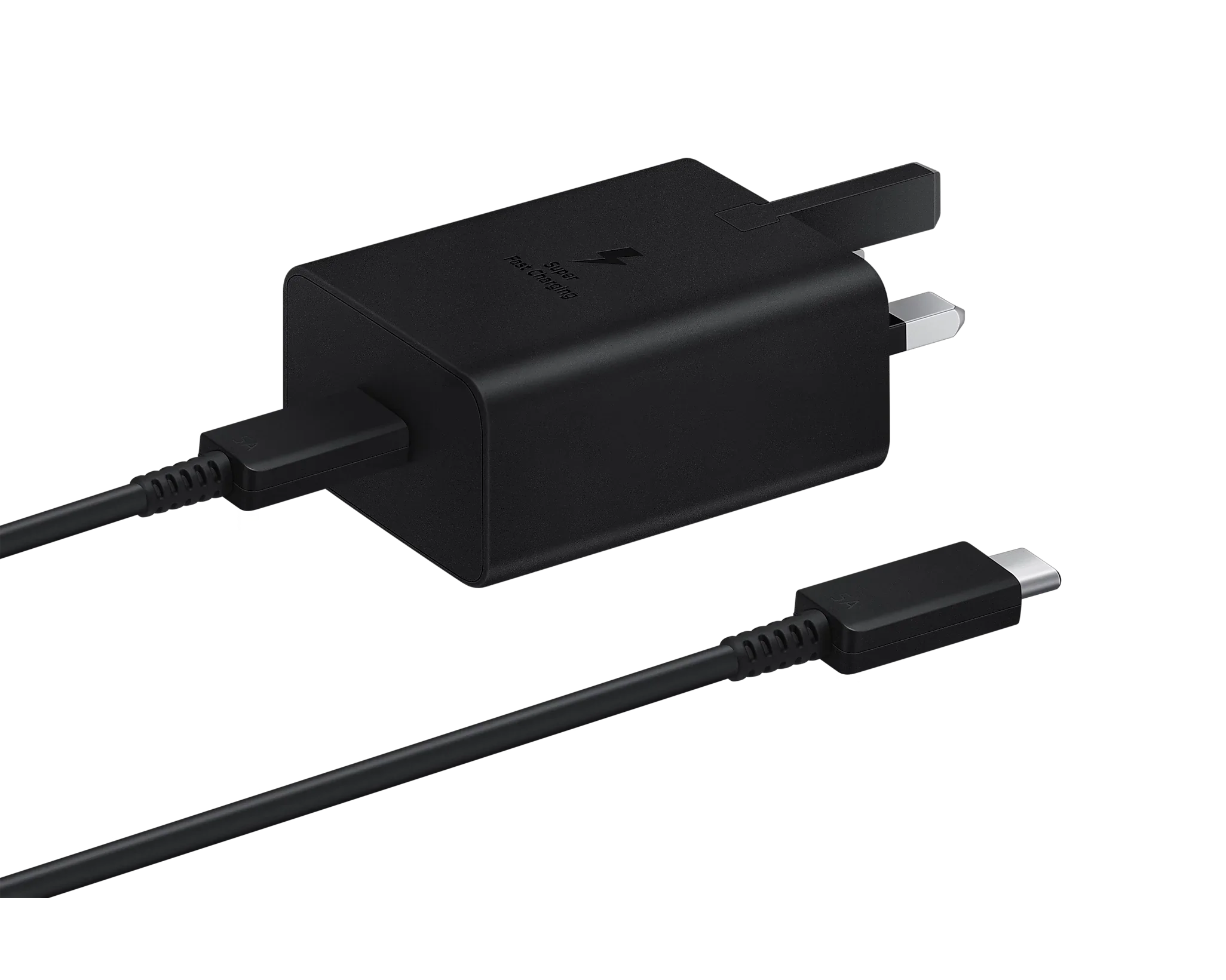 Samsung 45W Power Adapter With USB C TO C Cable - Black Samsung 45W Power Adapter With USB C TO C Cable - Black